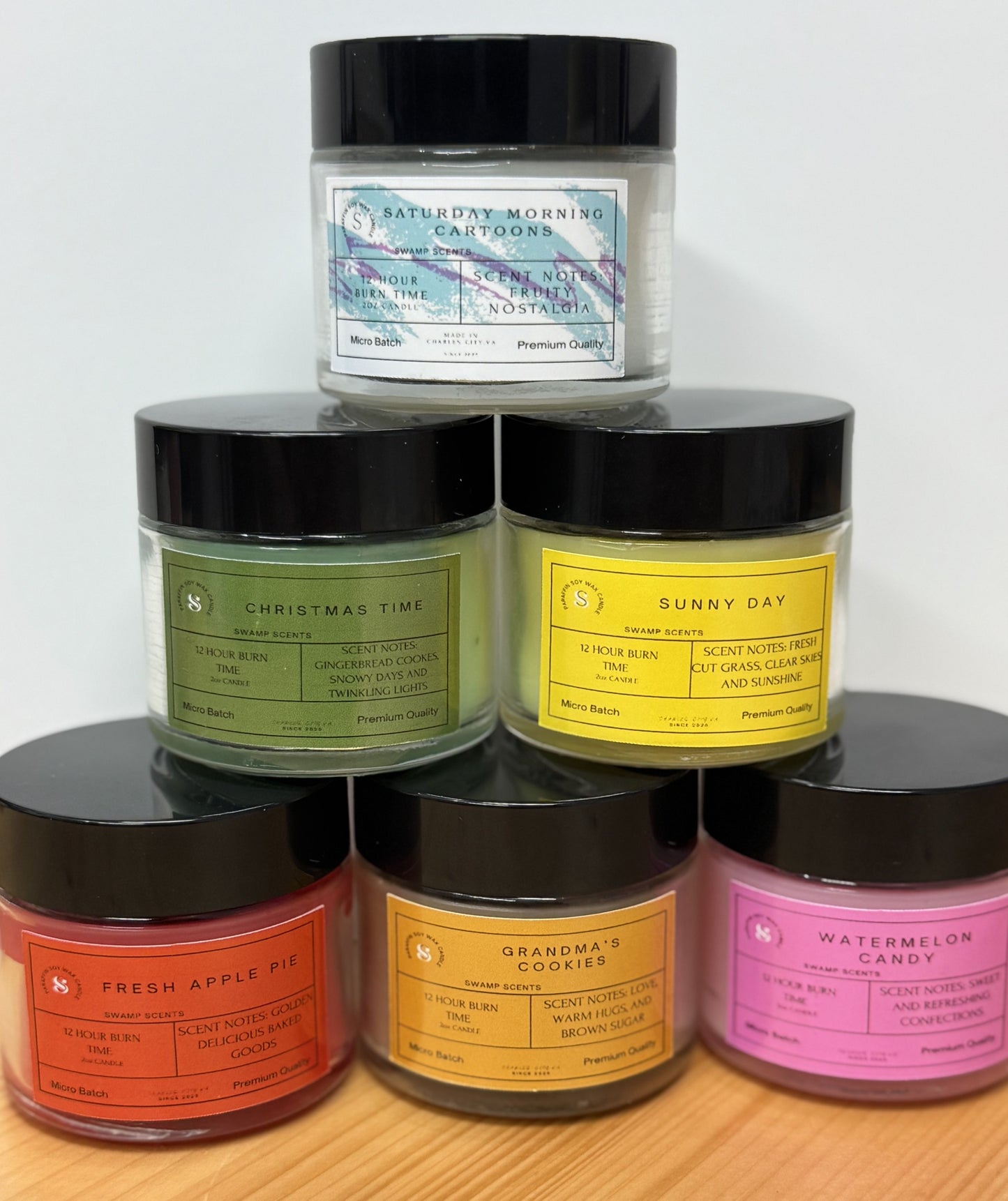 2oz Mini Candle Bundle – Set of 6