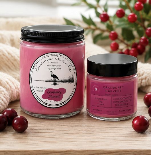Cranberry Harvest 2oz Premium Scented Candle