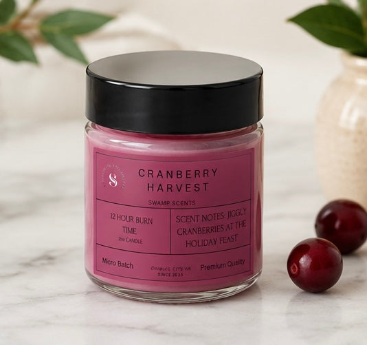 Cranberry Harvest 2oz Premium Scented Candle