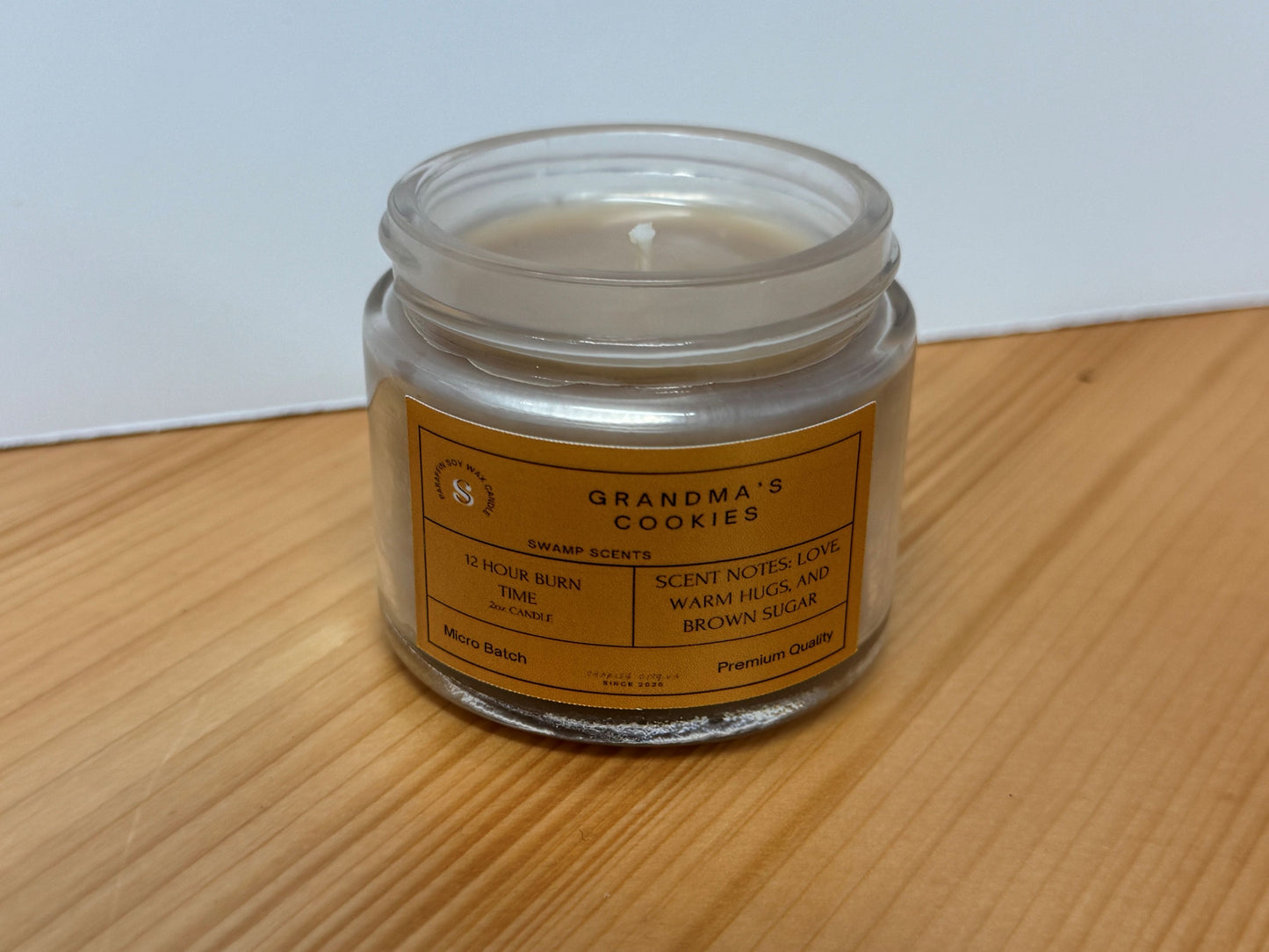 Grandma's Cookies 2oz Premium Scented Candle